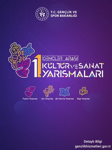 2026 Gençler Arası Kültür ve Sanat Yarışmaları için online başvurular açıldı.